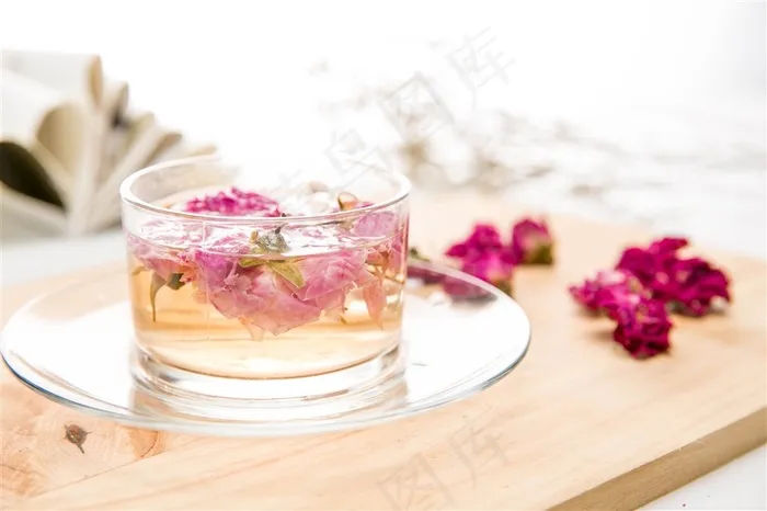 刺儿玫花茶玫瑰花查摄影图