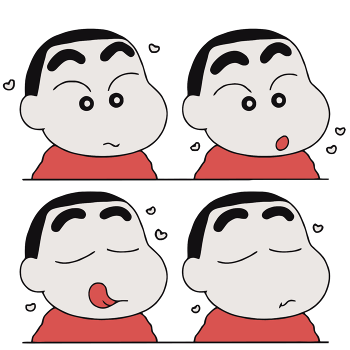 蜡笔小新可爱动画人物免扣素材