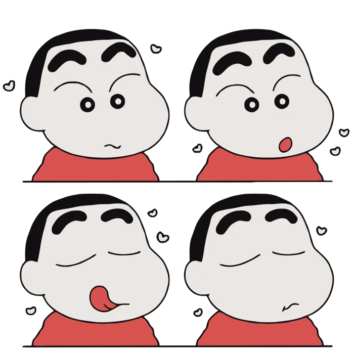 蜡笔小新可爱动画人物免扣素材