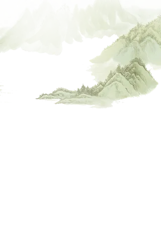 山水画素材中国风水墨画素材元素中国画