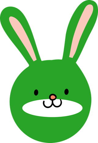 2023新年兔年素材卡通兔子大吉大利