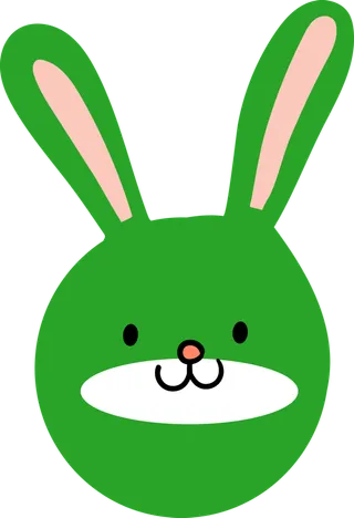 2023新年兔年素材卡通兔子大吉大利