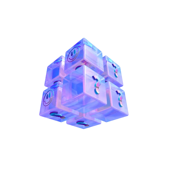 3D玻璃几何炫彩宝石元素C4D装饰PNG免扣素材 拷贝