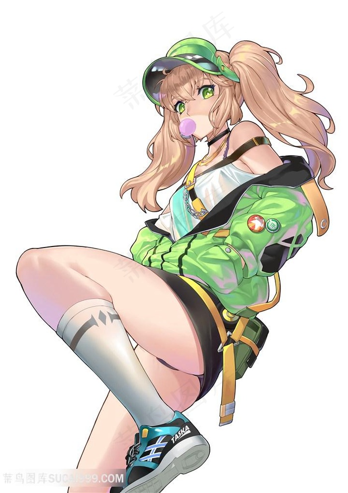 动漫美少女插画