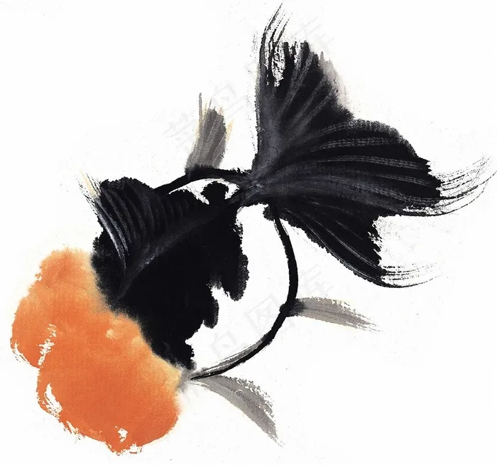 国画鱼虾蟹龟艺术绘画摄影图片