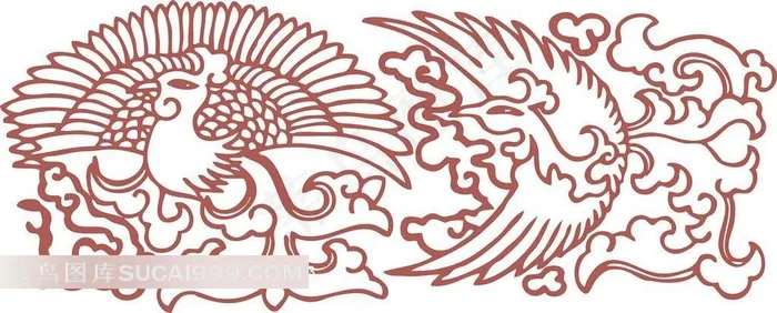 精美的凤凰图案素材