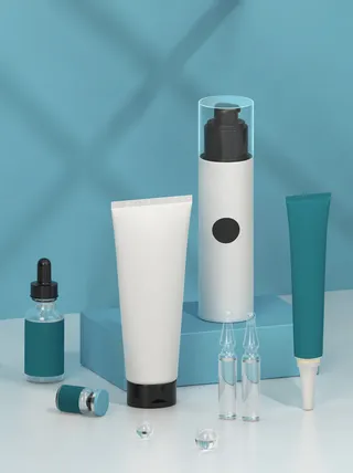 化妆品样机贴图包装logo样机