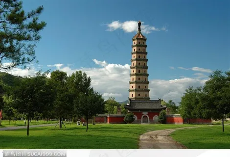 承德避暑山庄舍利塔图片 承德避暑山庄舍利塔图片