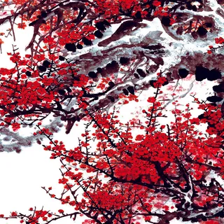 梅花中式装饰画