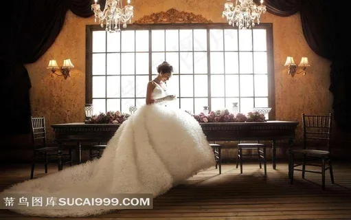 婚纱美女写真素材下载