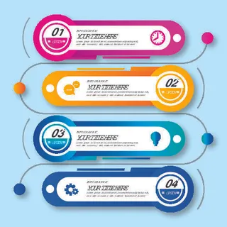 可视化数据信息统计图表仪表盘曲线柱状图饼图图形AI矢量设计素材