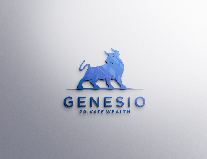 设计蓝色公司标志logo素材psd模版下载