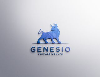 设计蓝色公司标志logo素材