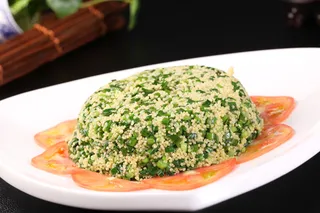 韭菜菜炒杂粮 (3)