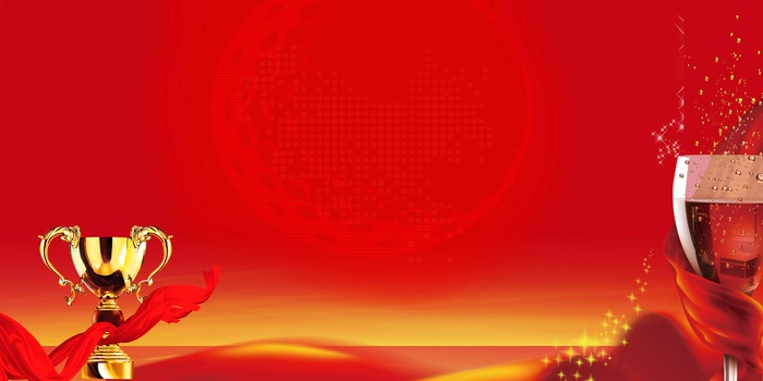 红色喜庆海报背景