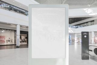 设计电商白色迹象标志外装样机