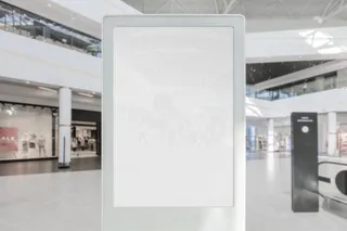 设计电商白色迹象标志外装样机