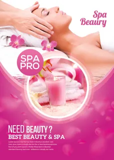 设计SPA按摩海报