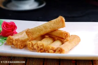 奶黄土司卷的美食图片