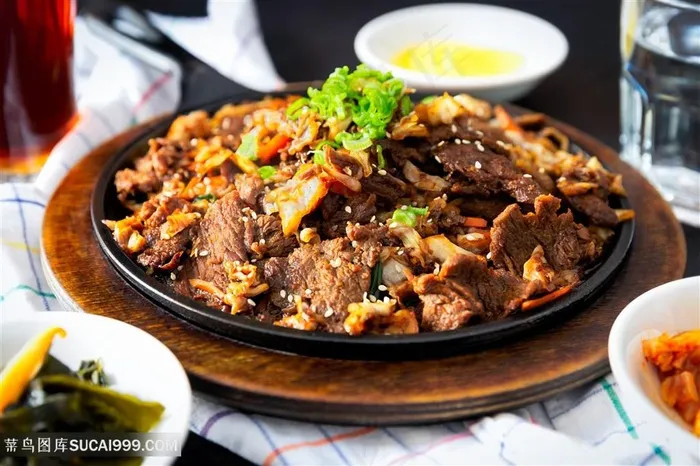 铁板牛肉美食