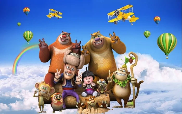 卡通儿童背景墙装饰psd模版下载