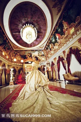 奢华尊贵欧美空间婚纱广告