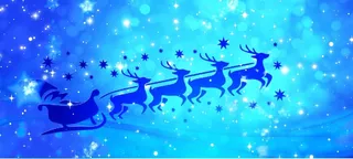 圣诞节雪花风景装饰背景墙