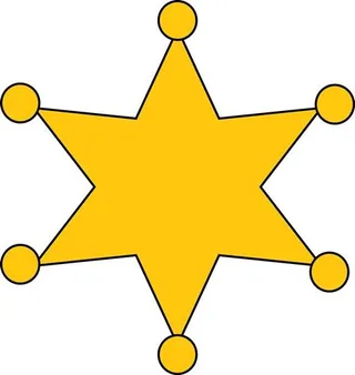 警长徽章 PNG免抠