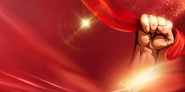 红色加油誓师大会销售会议室背景