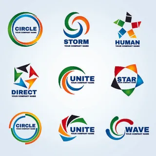 手绘Logo标志素材