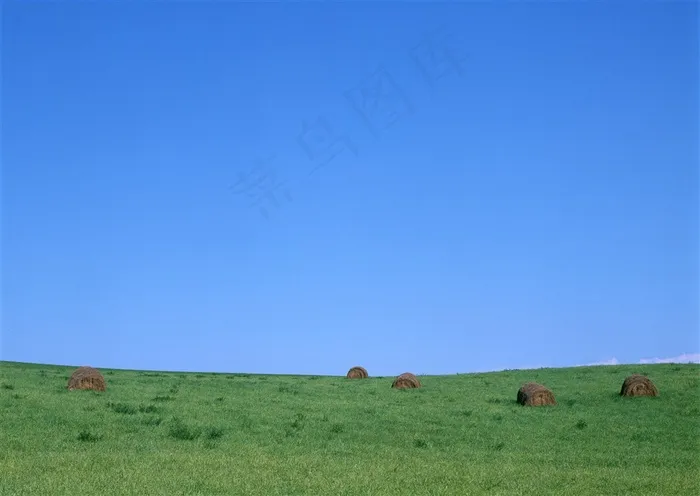 蓝天白云素材干净摄影图片