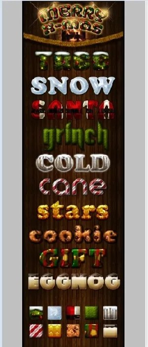 圣诞节花卉背景风景