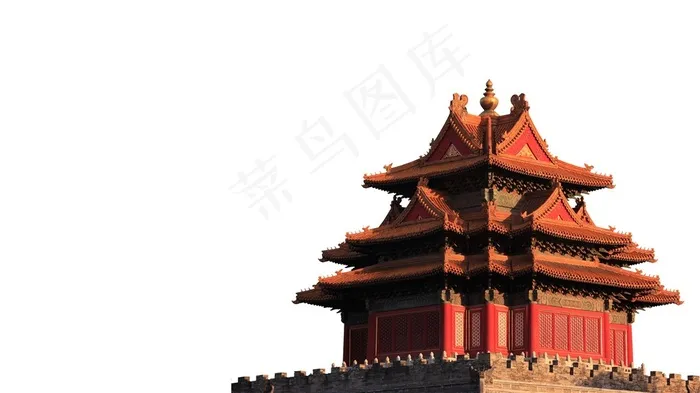 北京故宫一角中国风建筑