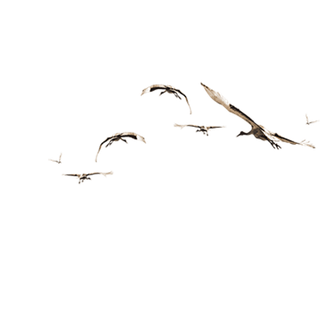 山水画素材中国风水墨画素材元素中国画