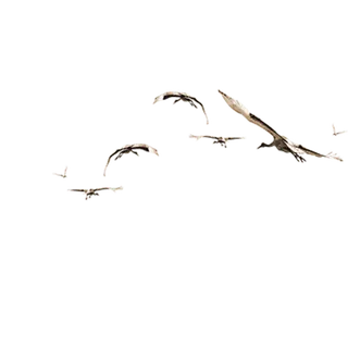 山水画素材中国风水墨画素材元素中国画