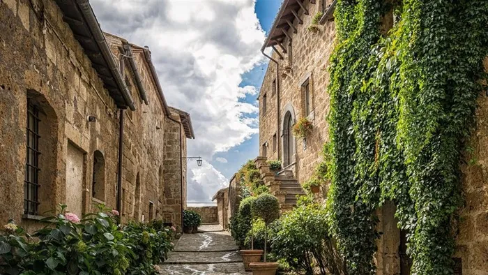 欧洲古老小镇街道图片