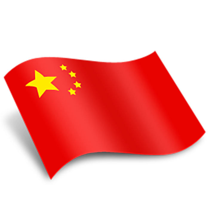 国旗飘动卡通