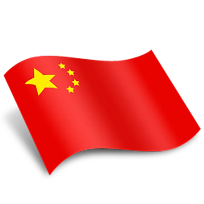 国旗飘动卡通