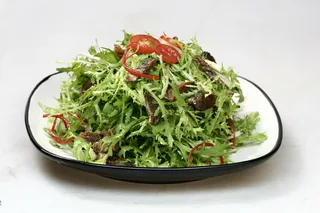 30豆豉鲮鱼拌水培菜 乡村小镇