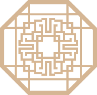 简约风中式传统图案窗花贴画镂空窗户瓷砖PNG免扣图片素材 (91)
