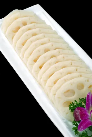 藕片火锅配菜美食设计素材