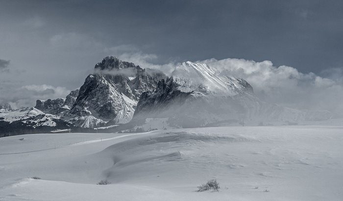 冬天白雪背景风景