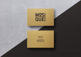 名片样机设计素材