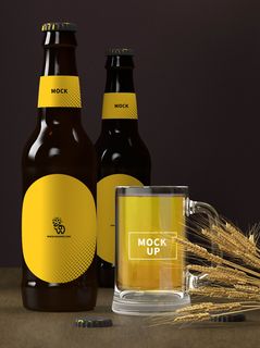 包装智能贴图样机VI效果PSD素材