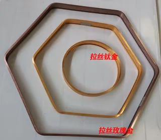 圆形、六边形铝合金边框装饰画相册裱框