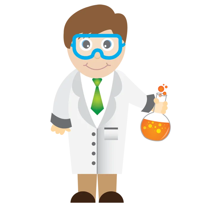 戴防护镜卡通人物素材少儿兴趣班