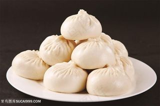 肉包子传统餐饮美食高清菜谱用图摄影