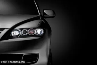 豪华黑色跑车高清图片