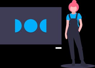 2.5d电脑界面插画小图标素材