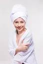 性感的浴袍美女